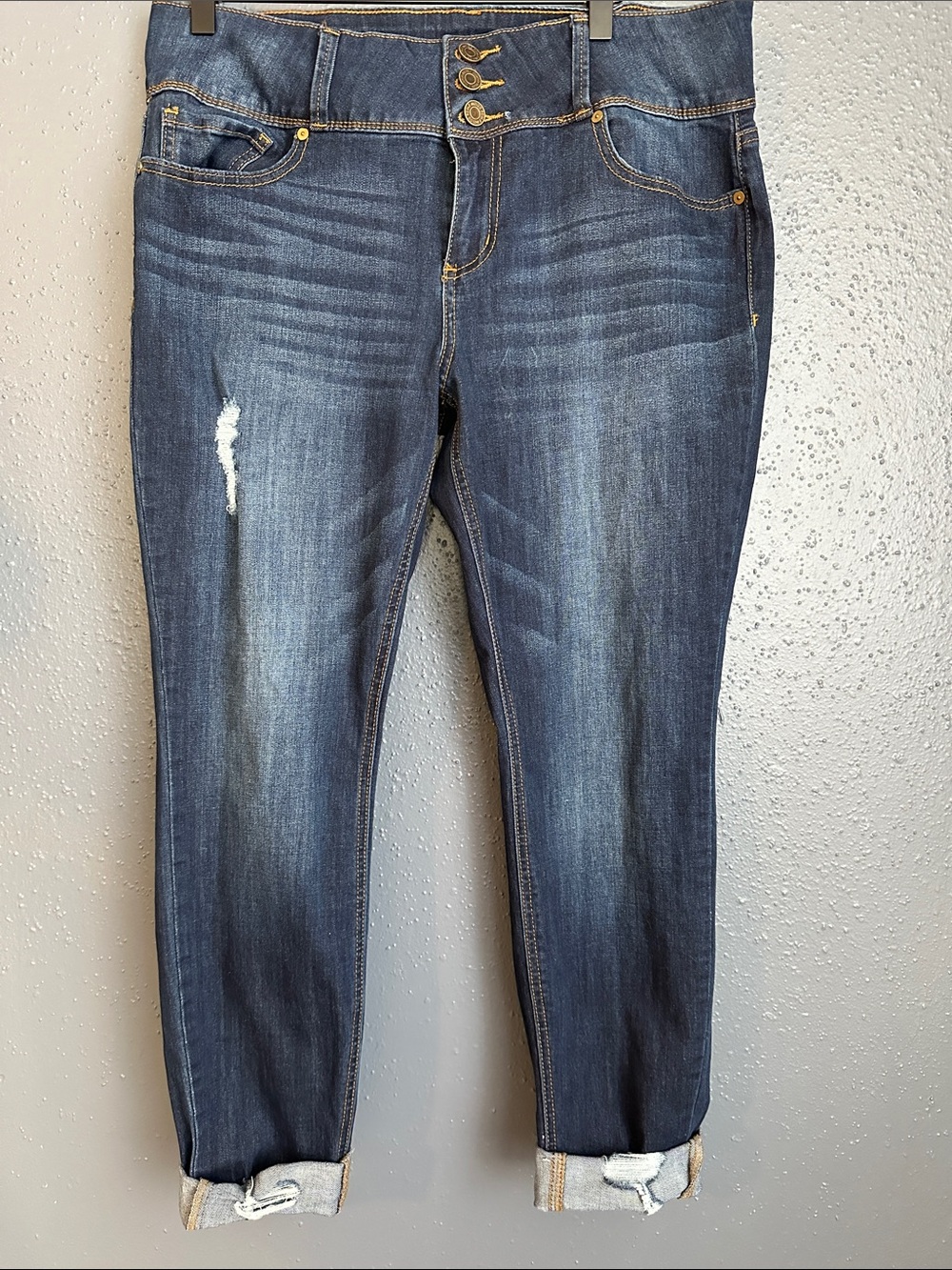 Women’s Classic Dark Blue Boyfriend Jeans size 15